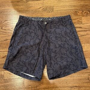 Robert Graham Size 34 Shorts Paisley Gray